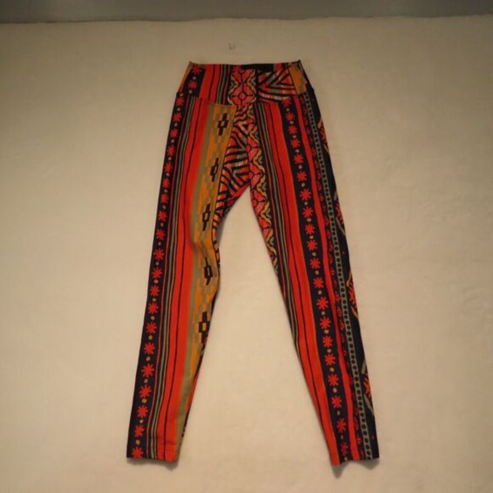 Liquido Brasil Aztec Tribal Print High Waist Leggings Womens Size S/P